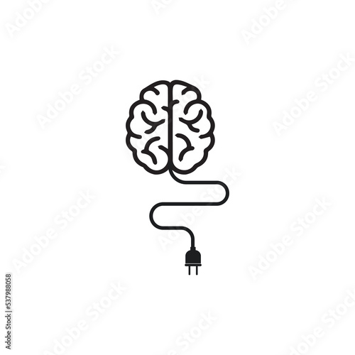 Brain with plug concept