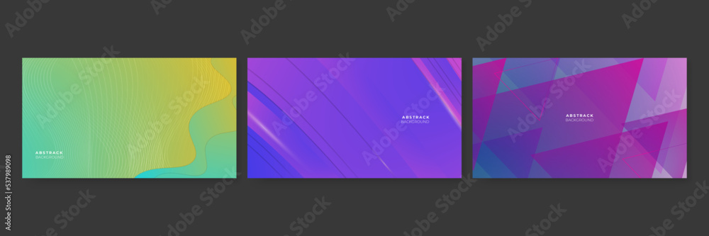 Abstract colourful colorful background for business presentation design template with blue pink green orange pink and purple color combination