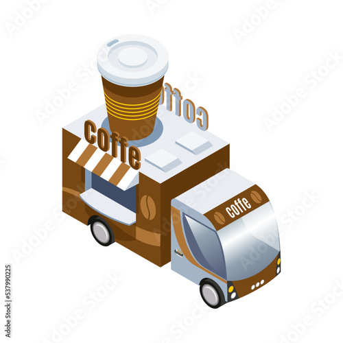 Isometric Food Truck
