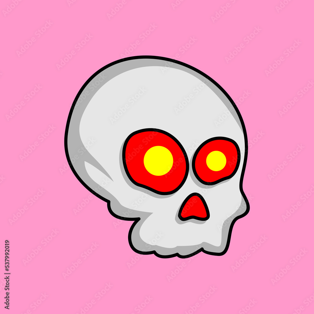 Fototapeta premium Vector illustration of helloween characters and knick-knacks