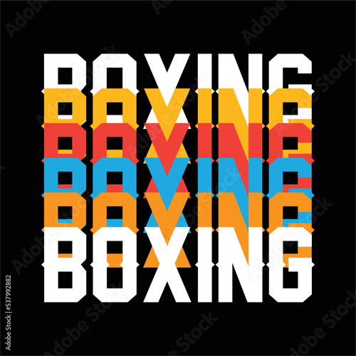 best happy boxing day t shirt design vector photo