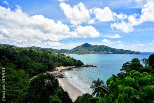 riding a bike on the beach in Phuket, Thailand