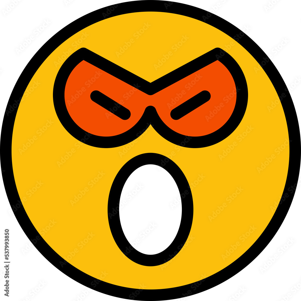 mad and angry emoticon illustration mad and angry emoticon illustration