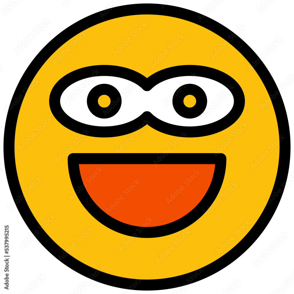 Fototapeta premium smile face emoticon