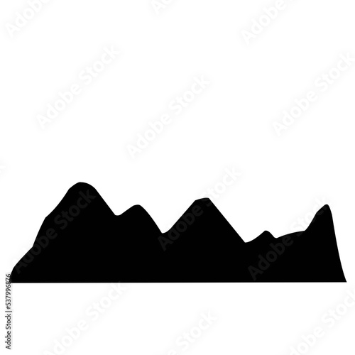 abstract mountain shadow 