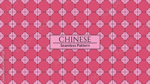Hong Kong nostalgic style pattern. Vector seamless Hong Kong traditional vintage pattern style floor textured background.