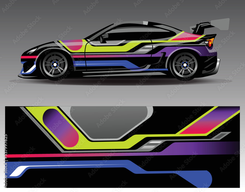 Abstract stripe racing background for wrap vehicle. Abstract stripe racing background for wrap vehicle.