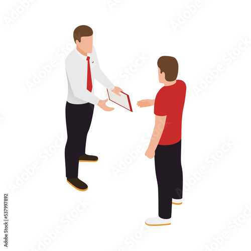 Car Dealer Illustration