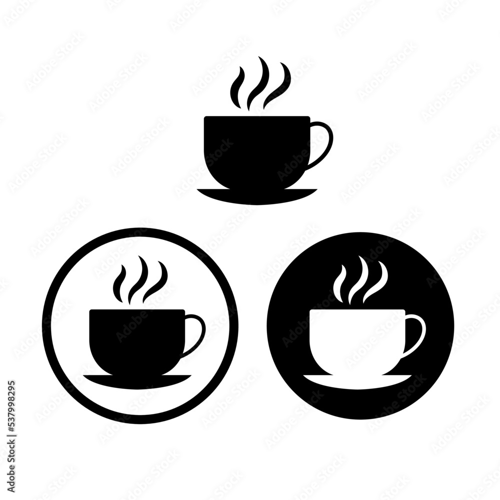Obraz premium コーヒーアイコンイラストセット