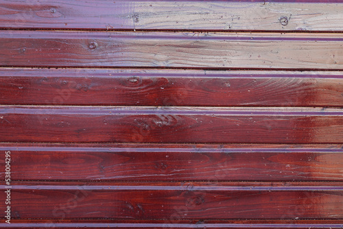 red wooden wall silver fence texture for background burgundy wood planks facade