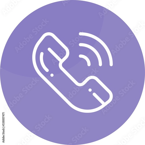phone icon on internet button