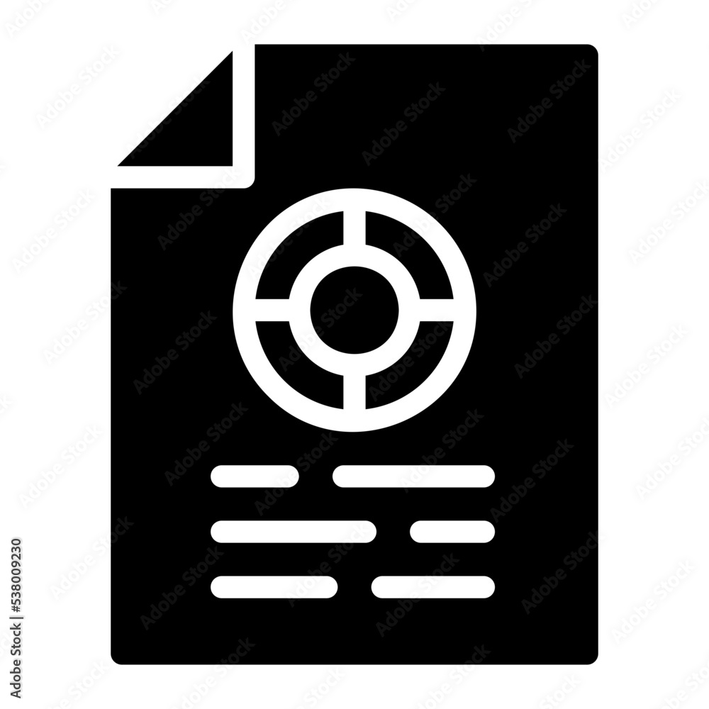 analysis glyph icon analysis glyph icon