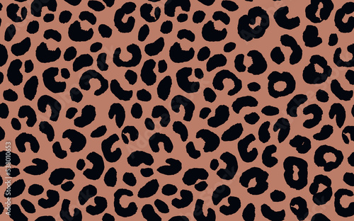 Abstract modern leopard seamless pattern. Animals trendy background. Color decorative vector stock illustration for print, card, postcard, fabric, textile. Modern ornament of stylized skin