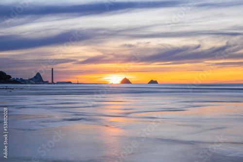 New Plymouth Sunset over the Sea photo