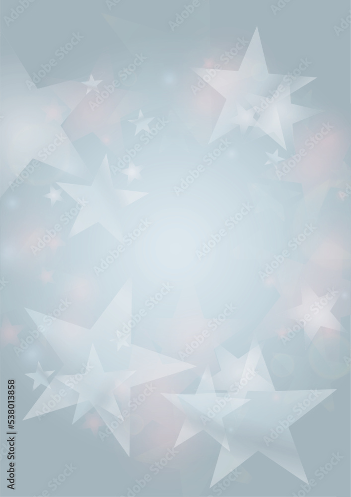 Obraz premium Vector Magical Glowing Background with Silver and Purple Falling Stars on Grey. Sparkle Star Sky Cover and Card Design. Glittery Confetti Frame. Christmas and New Year Poster. Baby Fairy Print.