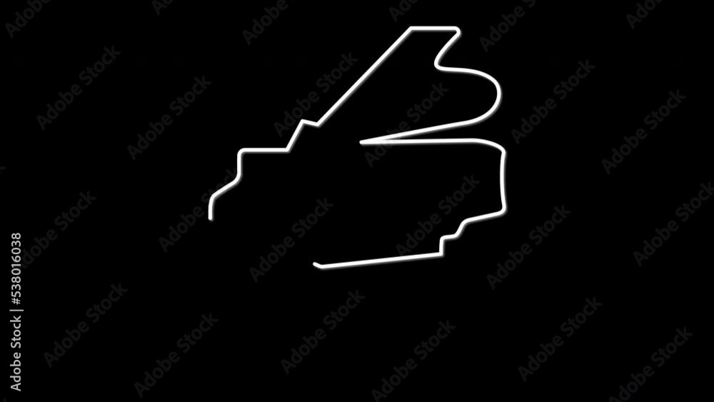 Piano, musical instrument contour self drawing animation. Classical music, jazz concept. Line art. Black background. Piano, musical instrument contour self drawing animation. Classical music, jazz concept. Line art. Black background.