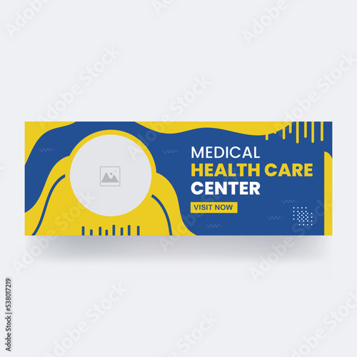 Medical healthcare, fitness training, exercise youtube thumbnail video thumbnail template medical hospital banner design
