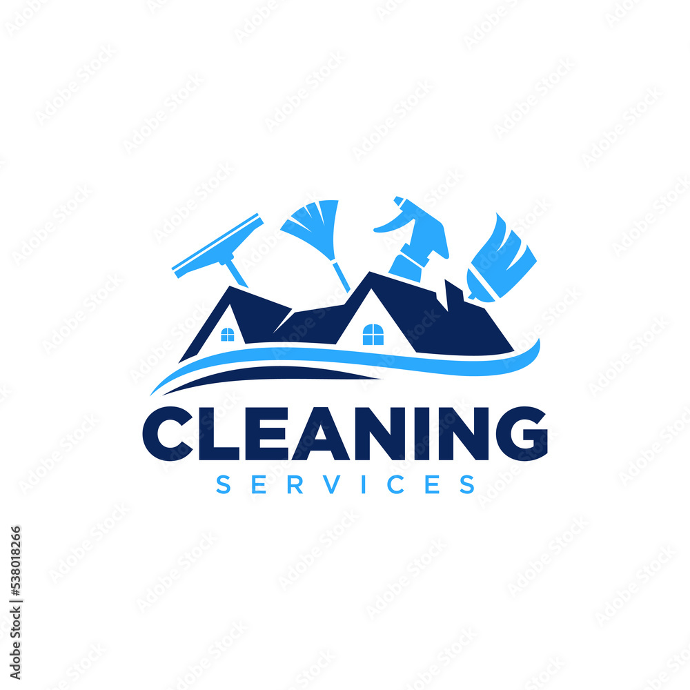 Clean House logo designs concept