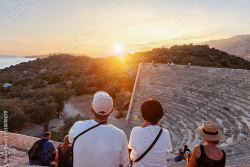 Antiphellos ancient theater, Antalya Kas photo