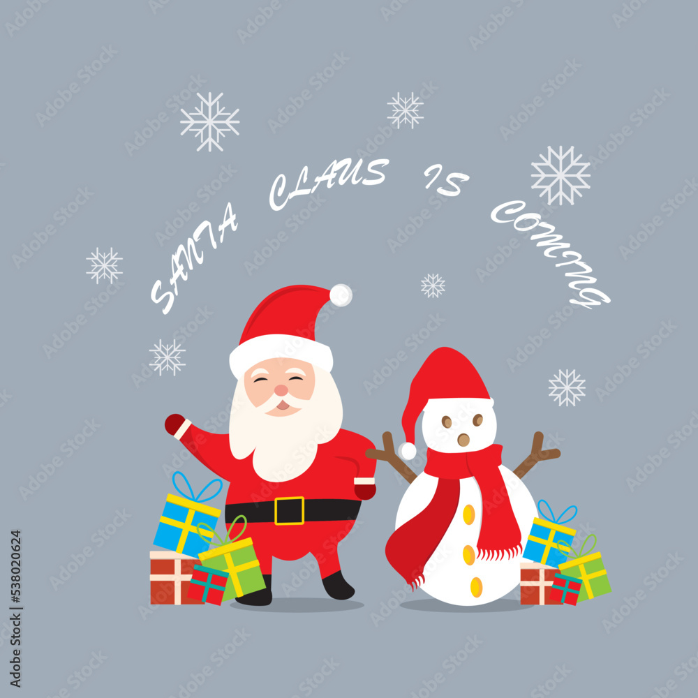 santa claus logo and vector illustration design santa claus logo and vector illustration design