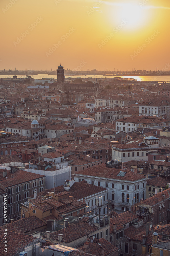 a summer evening in Venice Italy 