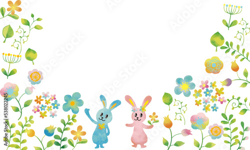 うさぎ アドビストックのデザイン かべいろ Com おしゃれ壁紙リフォーム貼り替え オリジナルインクジェット壁紙