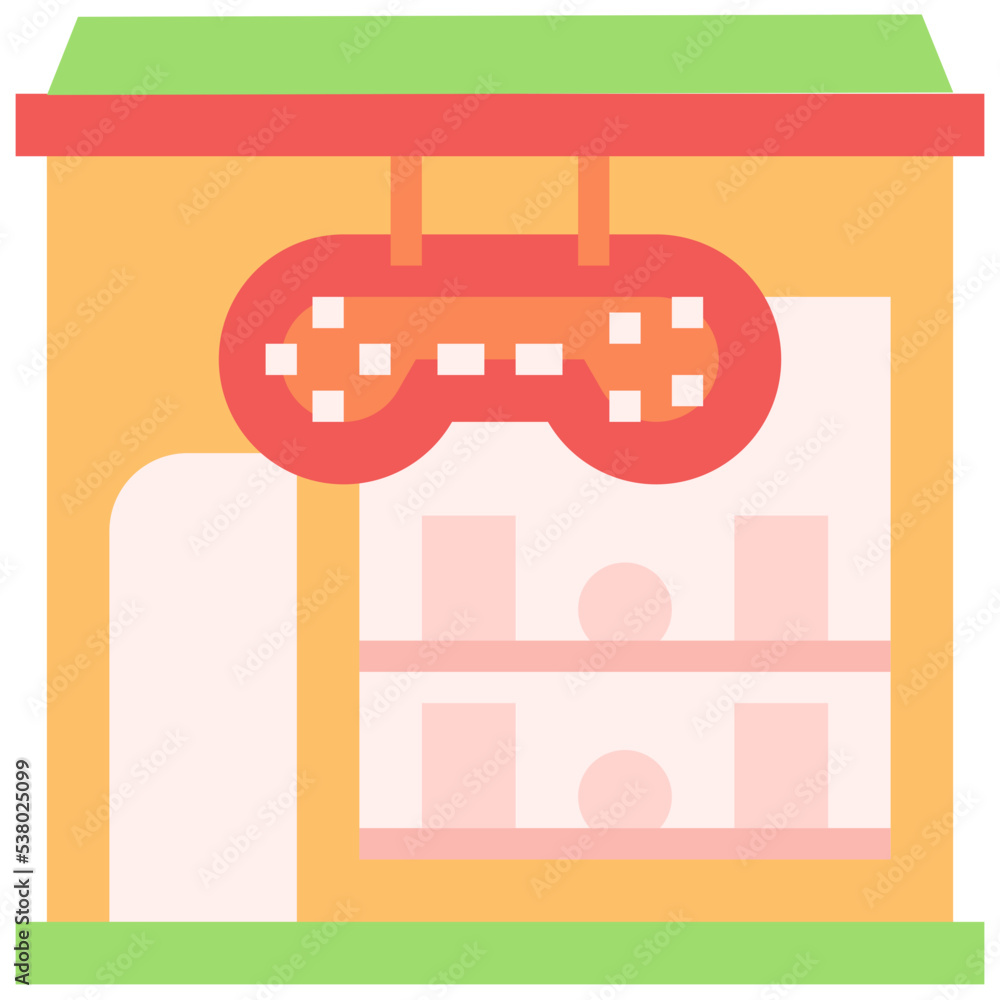 Game shop icon symbol element Game shop icon symbol element