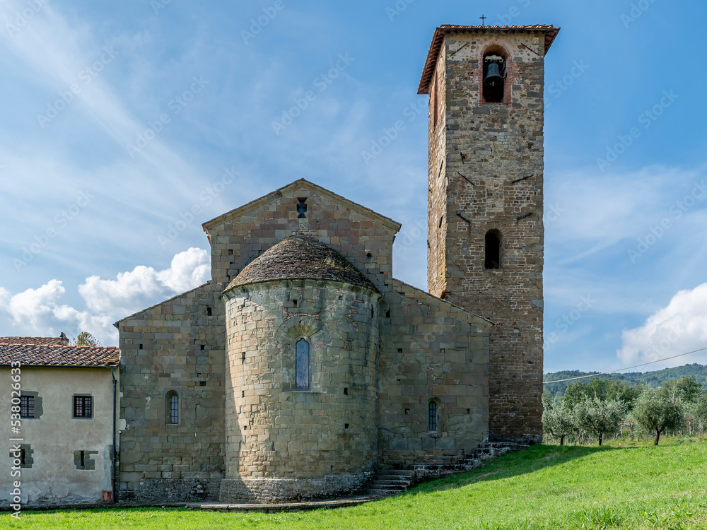 The apse of the Parish church of San Romolo a Gaville, Figline and Incisa Valdarno, Florence, Italy The apse of the Parish church of San Romolo a Gaville, Figline and Incisa Valdarno, Florence, Italy