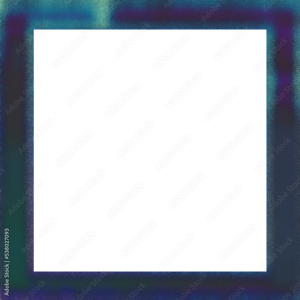 Abstract transparent glitch art border element. Abstract transparent glitch art border element.