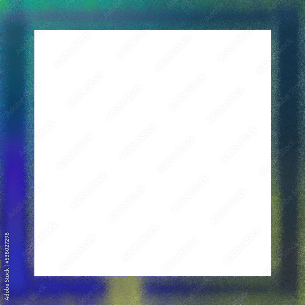 Abstract transparent glitch art border element. Abstract transparent glitch art border element.
