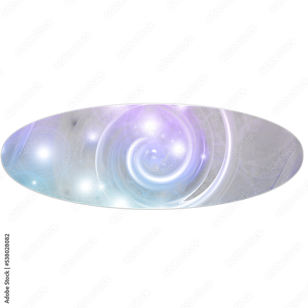 Abstract transparent oval border element. Abstract transparent oval border element.