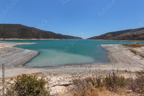 Kouris whater Reservoir in Cyprus