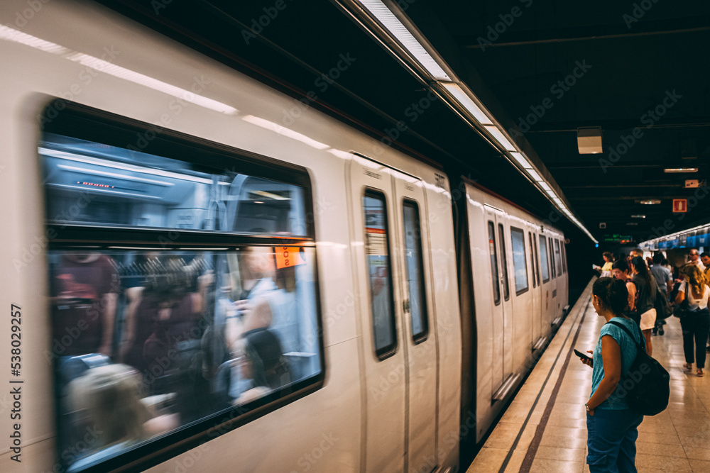 Subway in Barcelona Subway in Barcelona