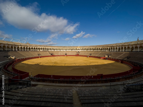 Bullring in Seville, Spain.