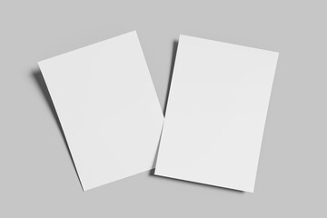 A4 Flyer Blank Mockup