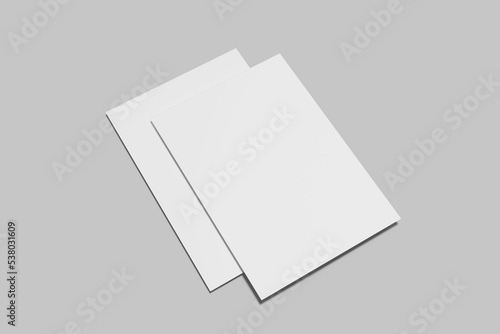 A4 Flyer Blank Mockup