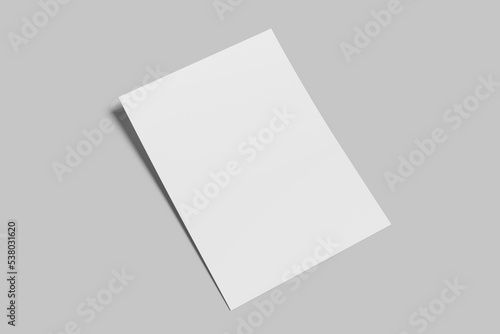 A4 Flyer Blank Mockup