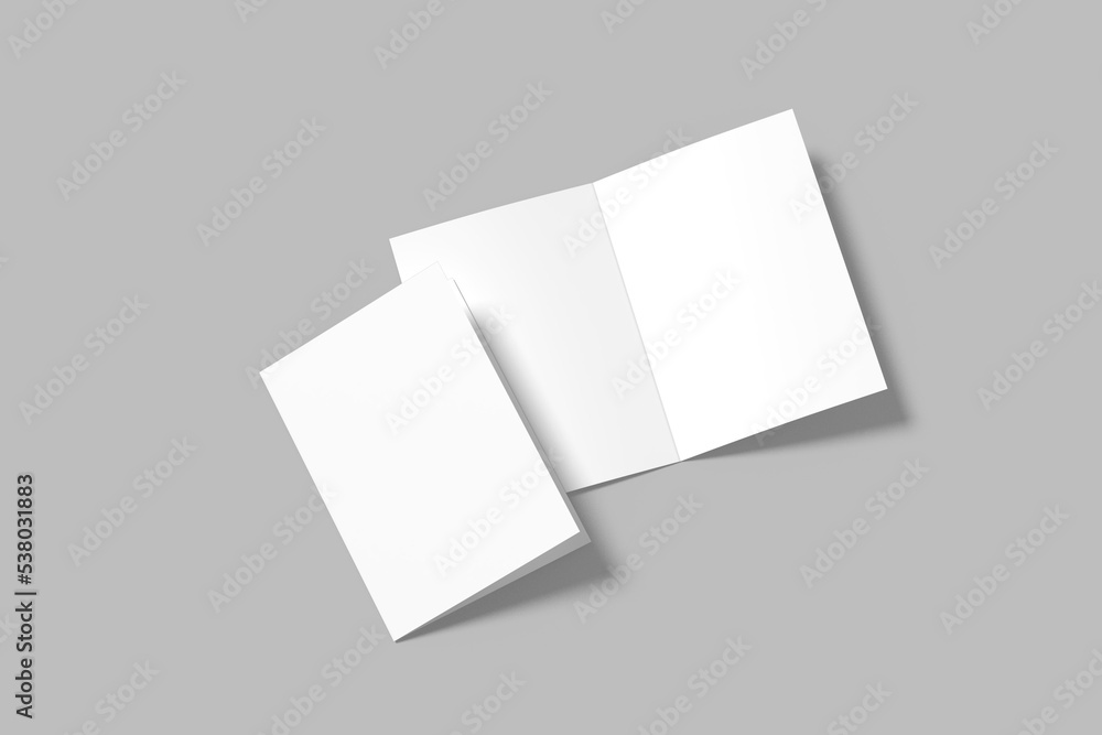 A5 Bifold Brochure Blank Mockup A5 Bifold Brochure Blank Mockup