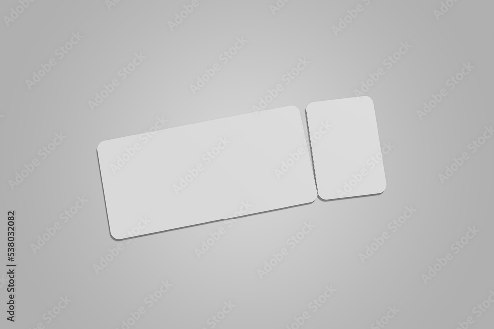Event Ticket Blank Mockup Event Ticket Blank Mockup