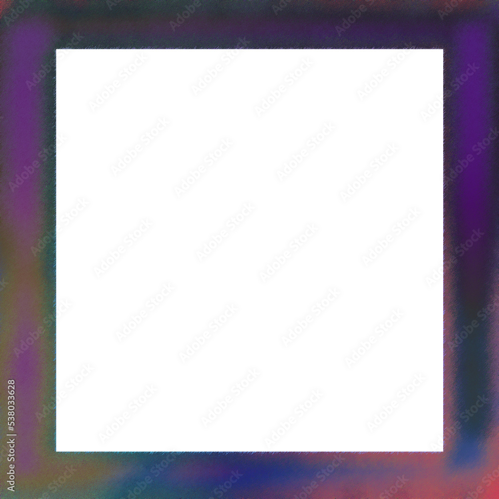 Abstract transparent glitch art border element. Abstract transparent glitch art border element.