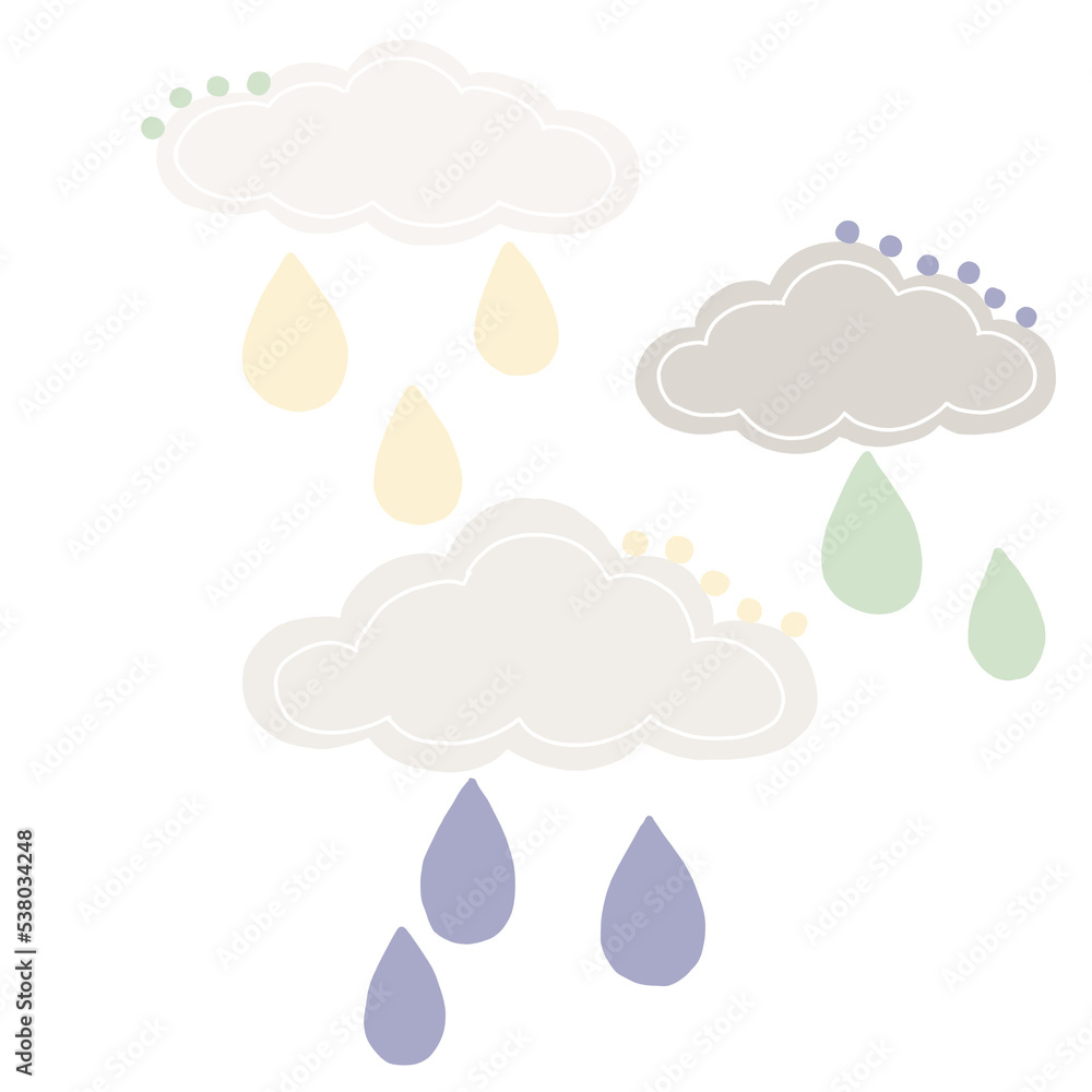Cute Raining Cloud 02 Cute Raining Cloud 02