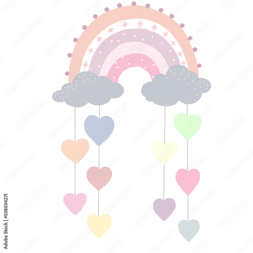Cute Rainbow Cloud 01 Cute Rainbow Cloud 01