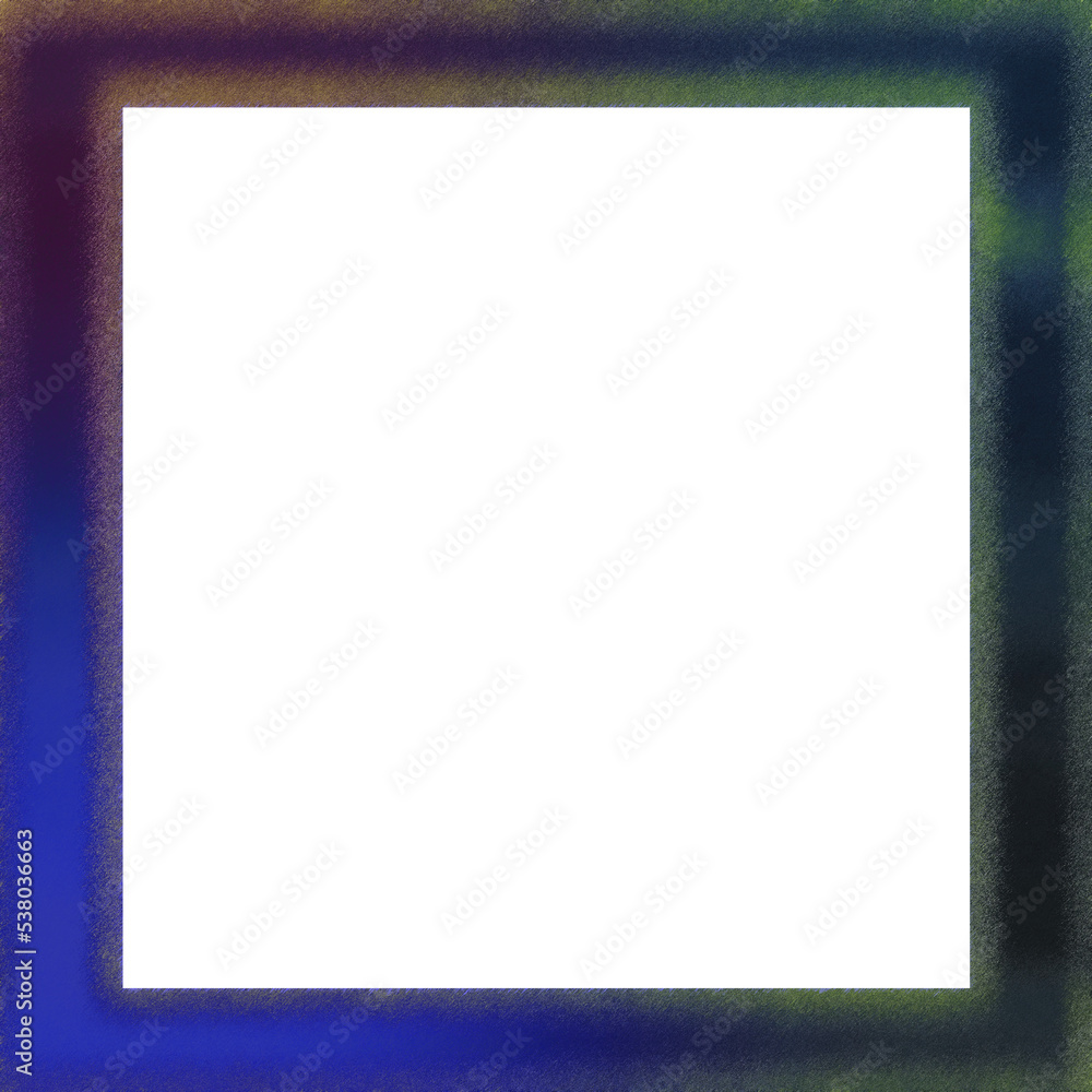 Abstract transparent glitch art border element. Abstract transparent glitch art border element.