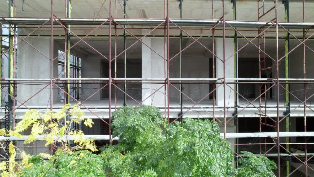 Building structures at the construction site Building structures at the construction site