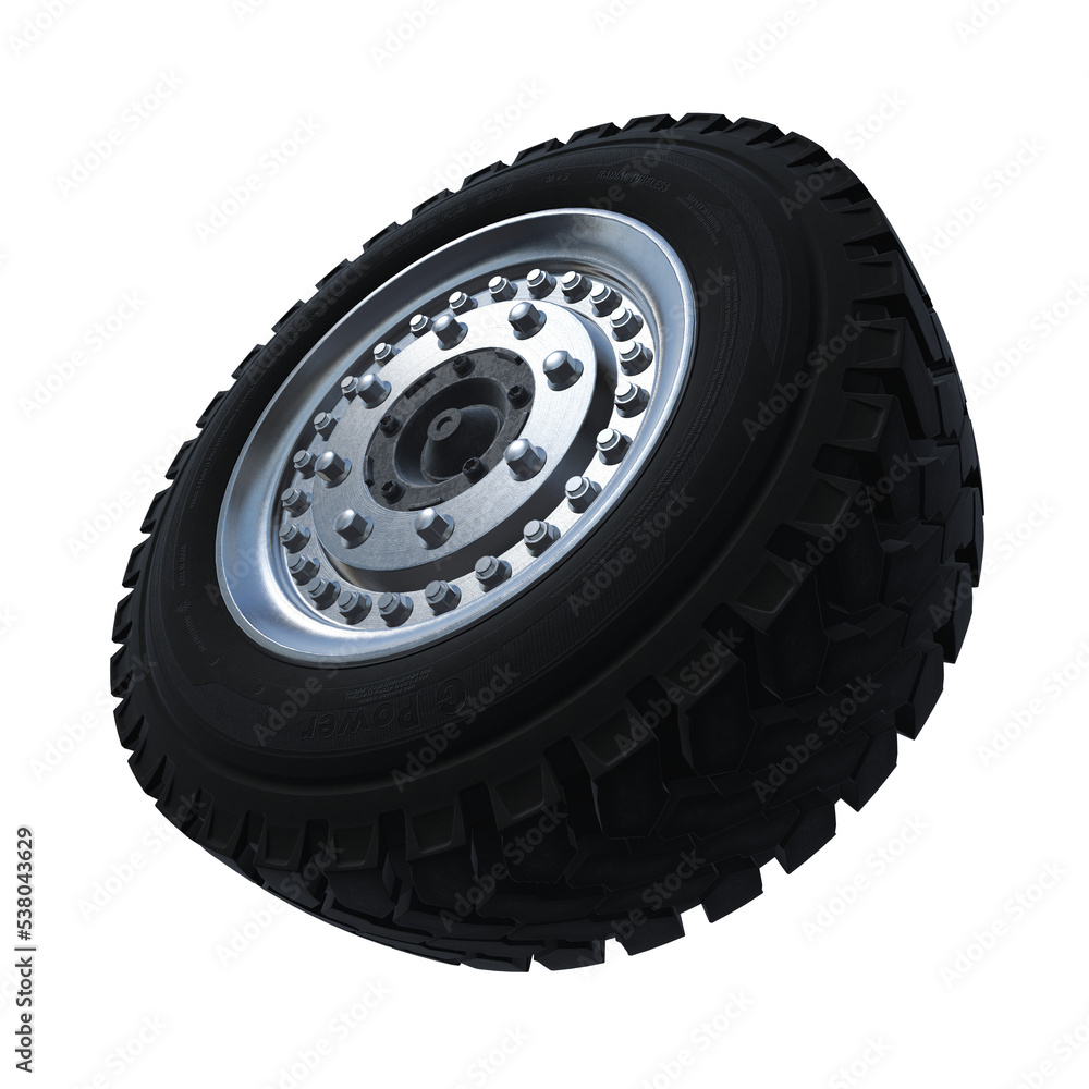 Truck wheel 3D Truck wheel 3D