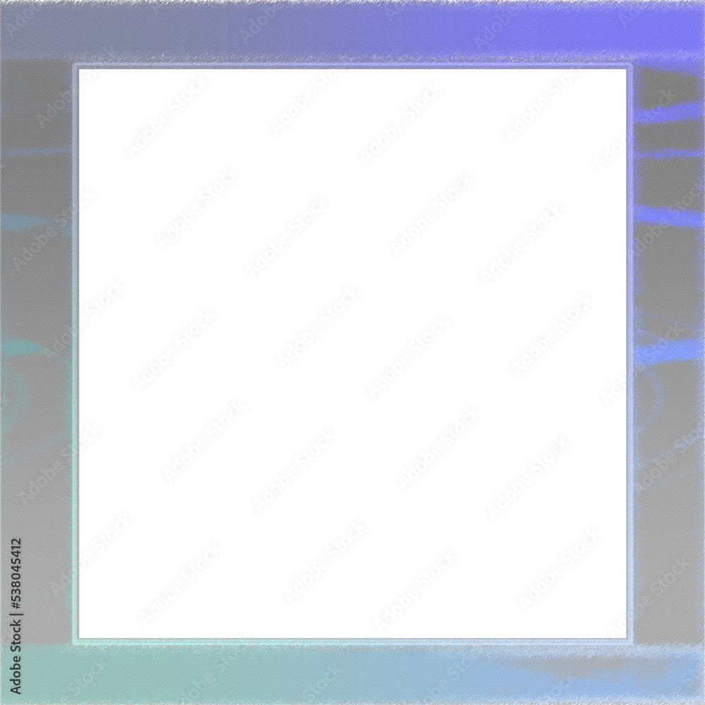 Abstract transparent glitch art border element. Abstract transparent glitch art border element.