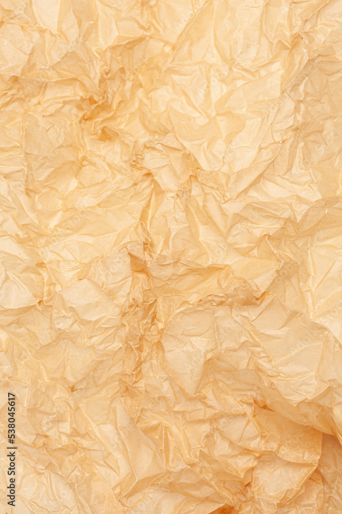 crumpled brown baking paper sheets crumpled brown baking paper sheets