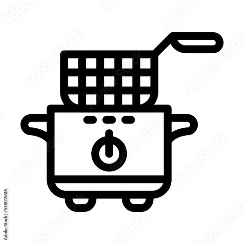 Deep Fryer Icon Design