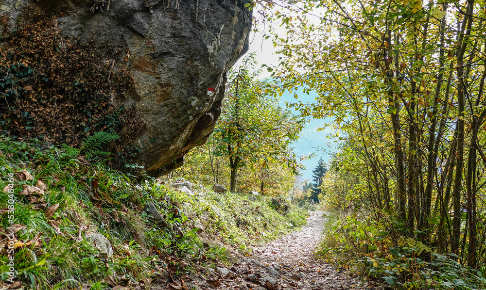 Herbstwanderung bei Naturns in Südtirol Herbstwanderung bei Naturns in Südtirol