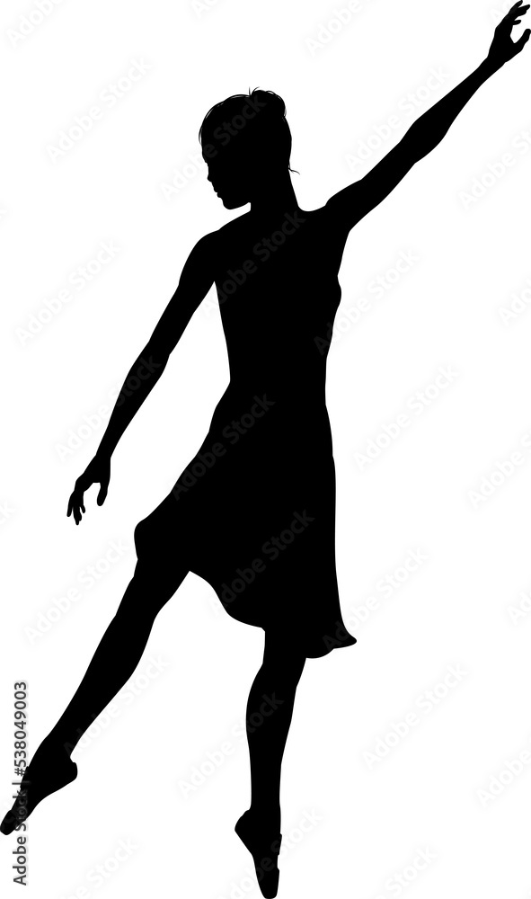 Ballet Dancer Dancing Silhouette Ballet Dancer Dancing Silhouette